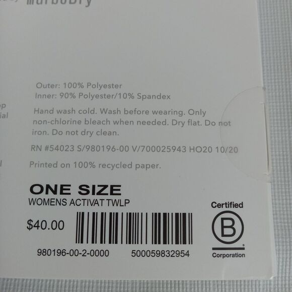 Athleta Pack of 2 Purple & Blue Gray Lightweight Particle Blocking Activate Mask - Picture 7 of 9